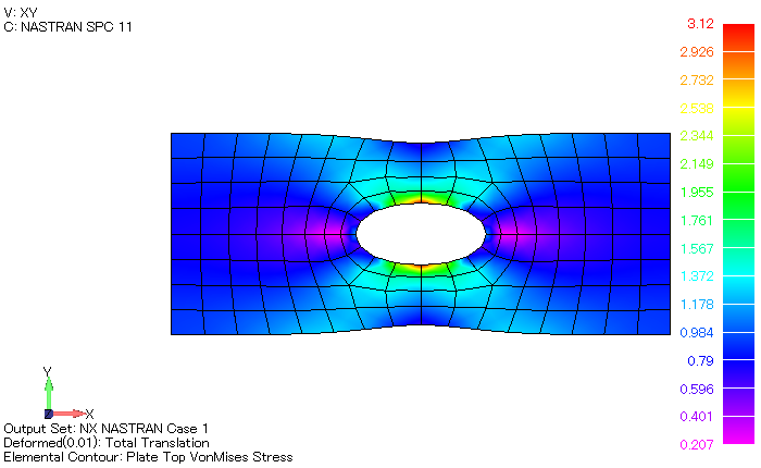 analysismodel/example01_plate/picture/fig3-1-3-3_example01_plate_higher_element_femap_output.bmp