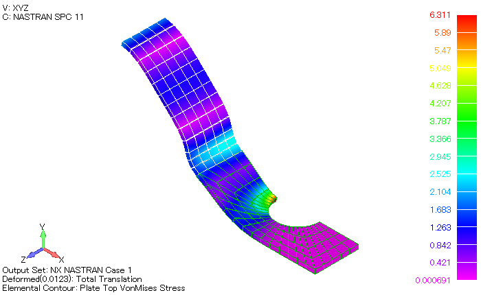 analysismodel/example02_plate/picture/fig3-2-4-3_example02_plate_higher_element_femap_output.bmp