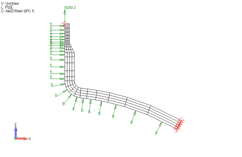 analysismodel/example04_axisymmetric/picture/fig3-4-1-2_example4_axisymmetric_femap_model.bmp