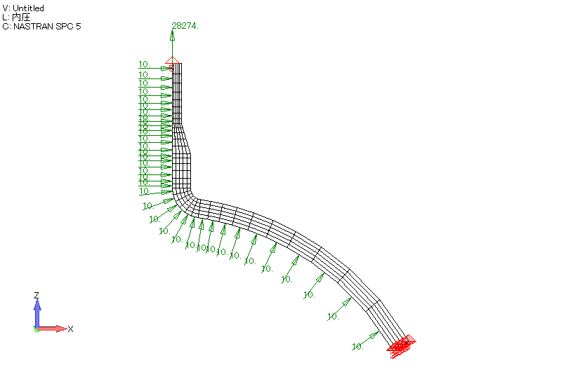 analysismodel/example04_axisymmetric/picture/fig3-4-3-2_example4_axisymmetric_higher_element_femap_model.bmp